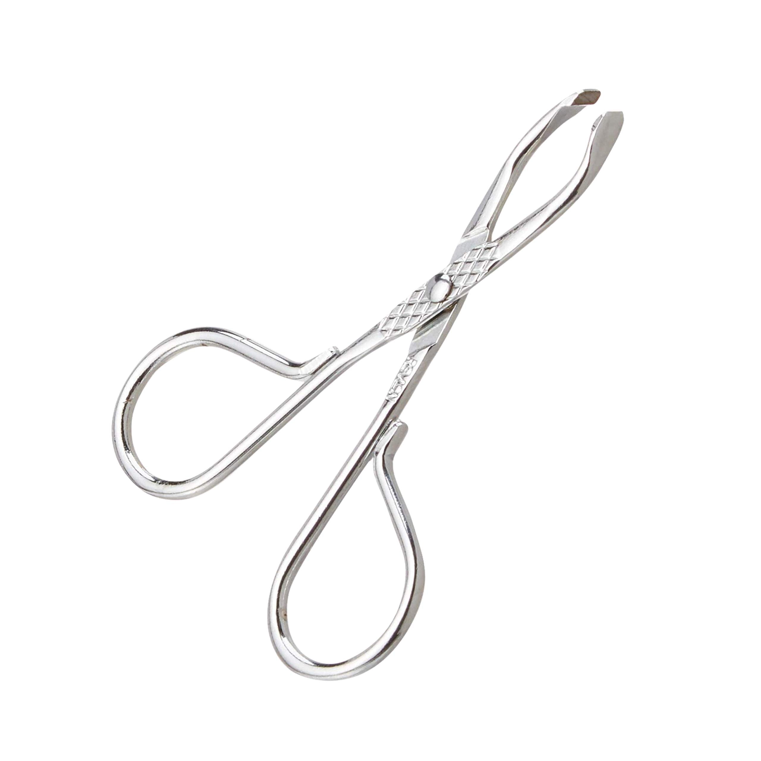 Revlon PerfecTweeze Scissor Tweezers, Slanted Tip, For Eyebrow Shaping and Hair Removal, Ergonomic Handle Design, Stainless Steel, 1 Count