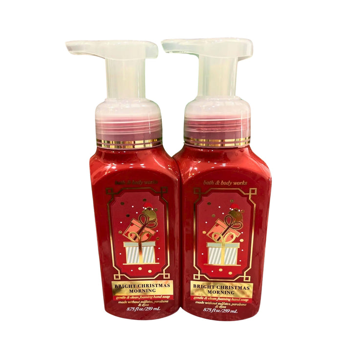 Bath & Body Works Foaming Hand Soap, Set of 2, 8.75oz Each (Bright Christmas Morning)