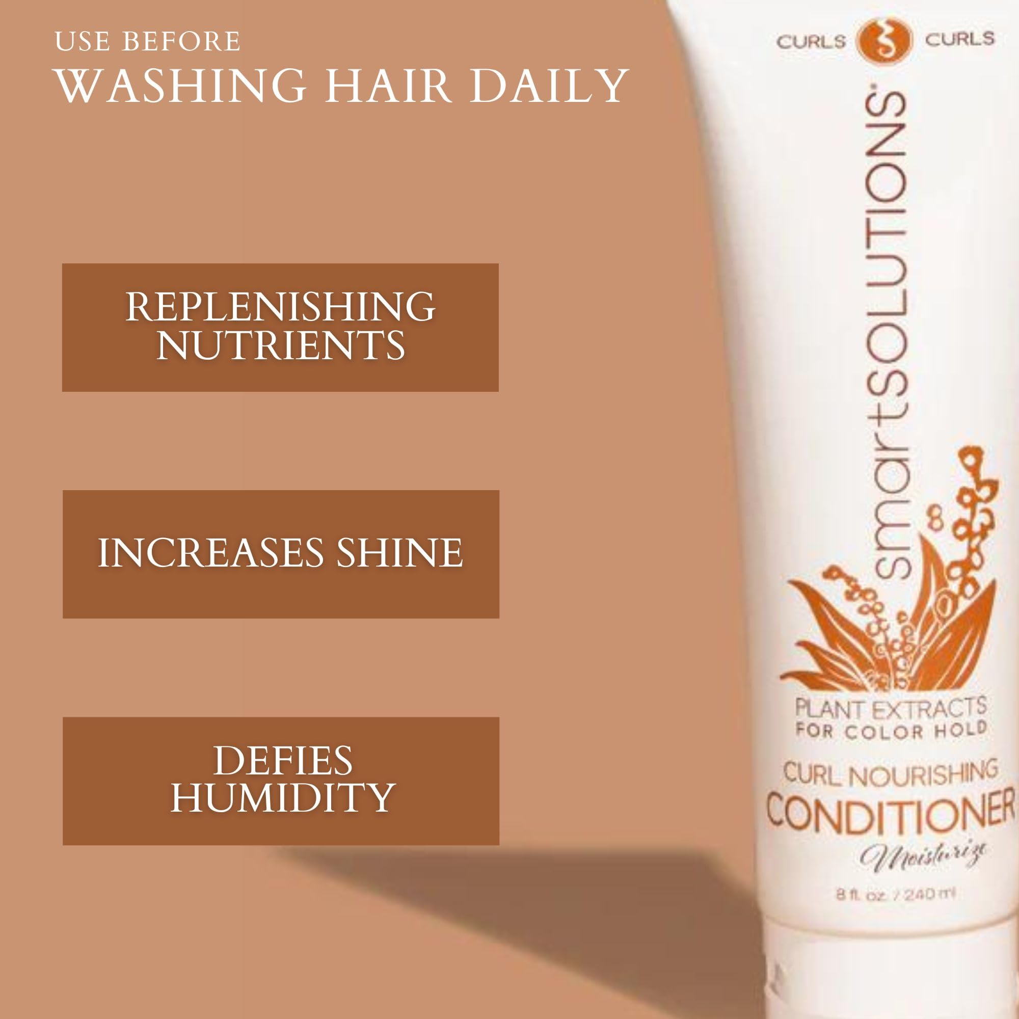Smart Solutions Curl Nourishing Conditioner, 10 Ounce
