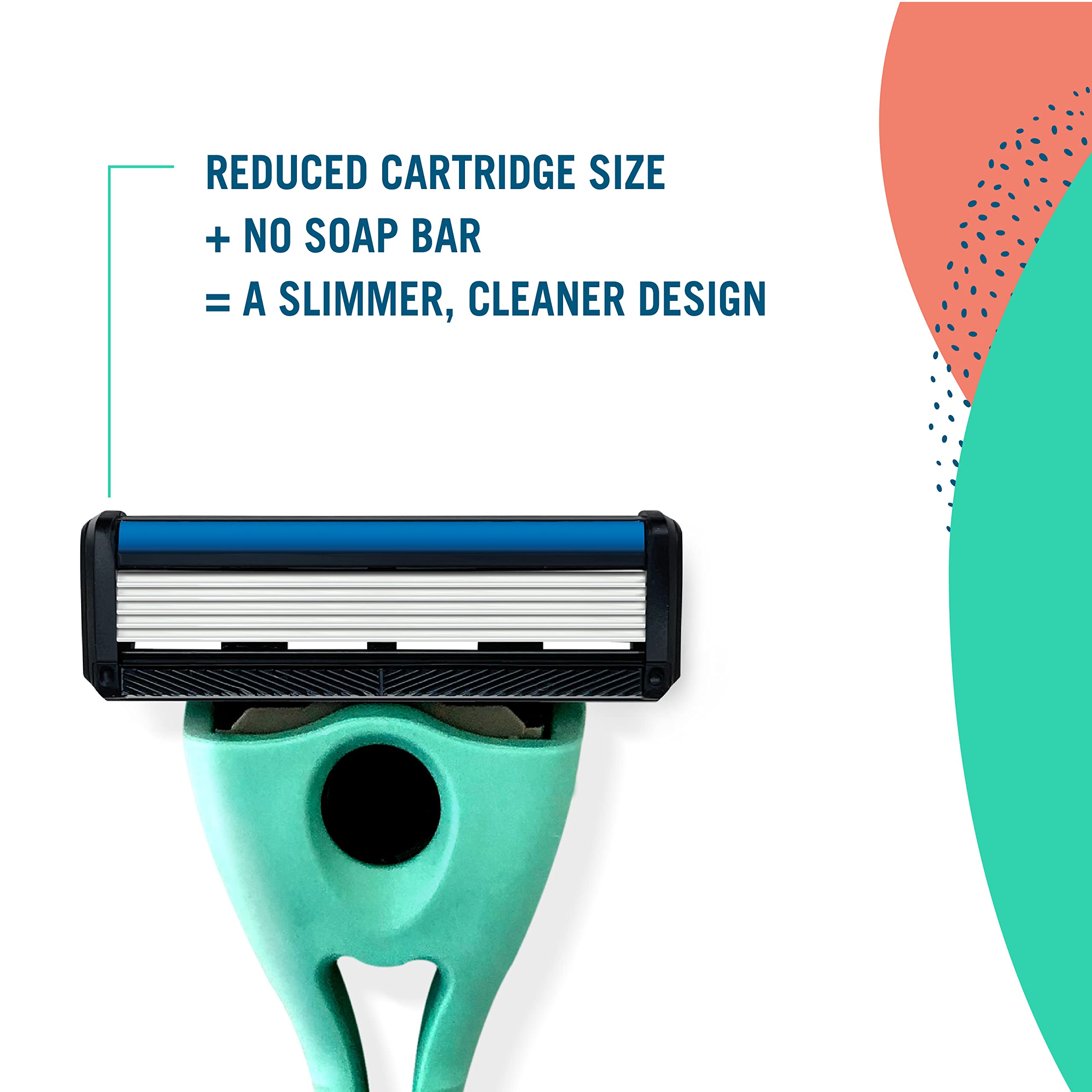 Sunshine Yellow: Preserve Shave 5 Five Blade Refillable Razor, Made From Recycled Materials, Sunshine Yellow