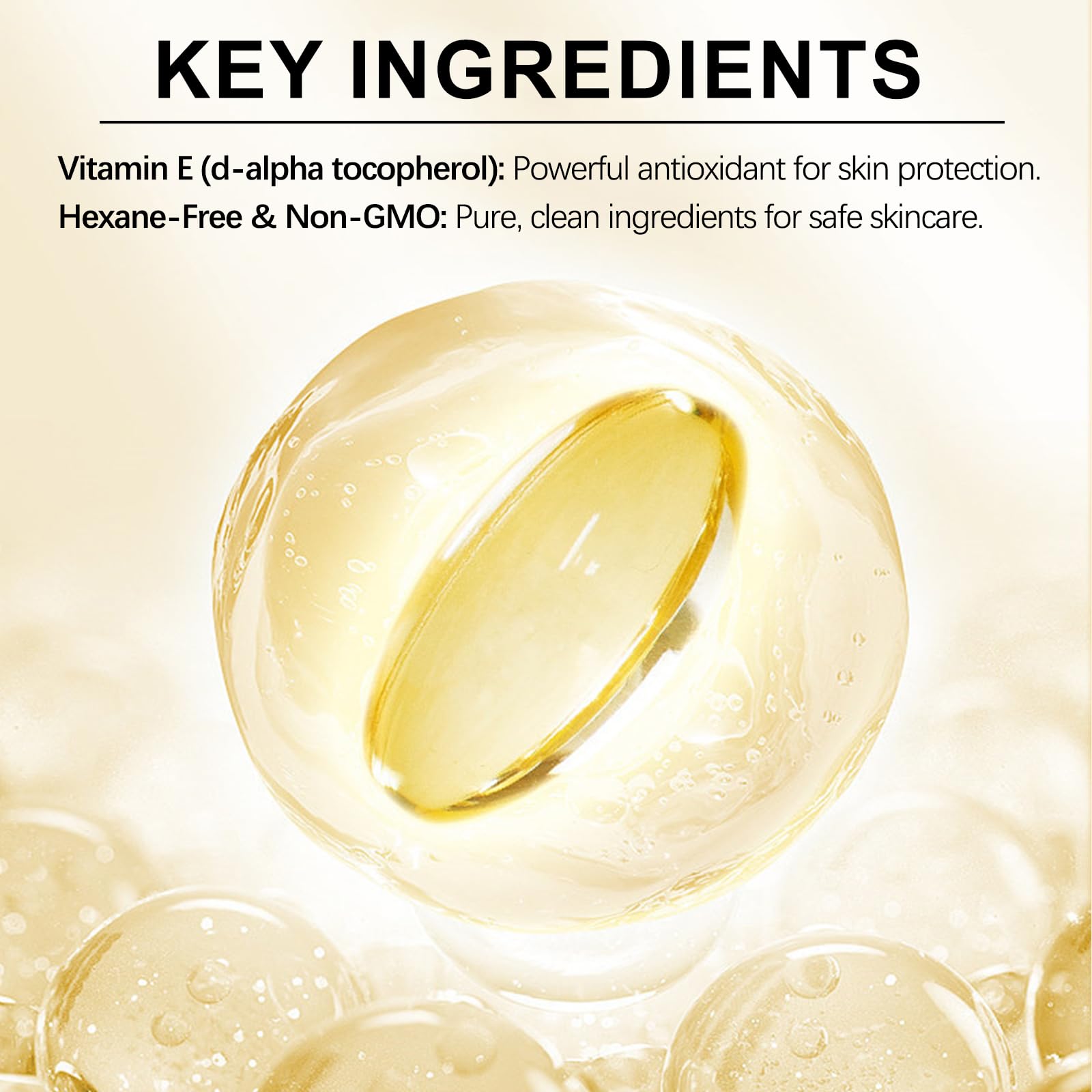 Akeeronn Vitamin E Oil, 75,000 IU Pure Vitamin E Oil for Skin, Organic Moisturizing Body Oil for Skin, Face, Body, Nails and Hair, Youthful-Looking Skin, 2 fl oz