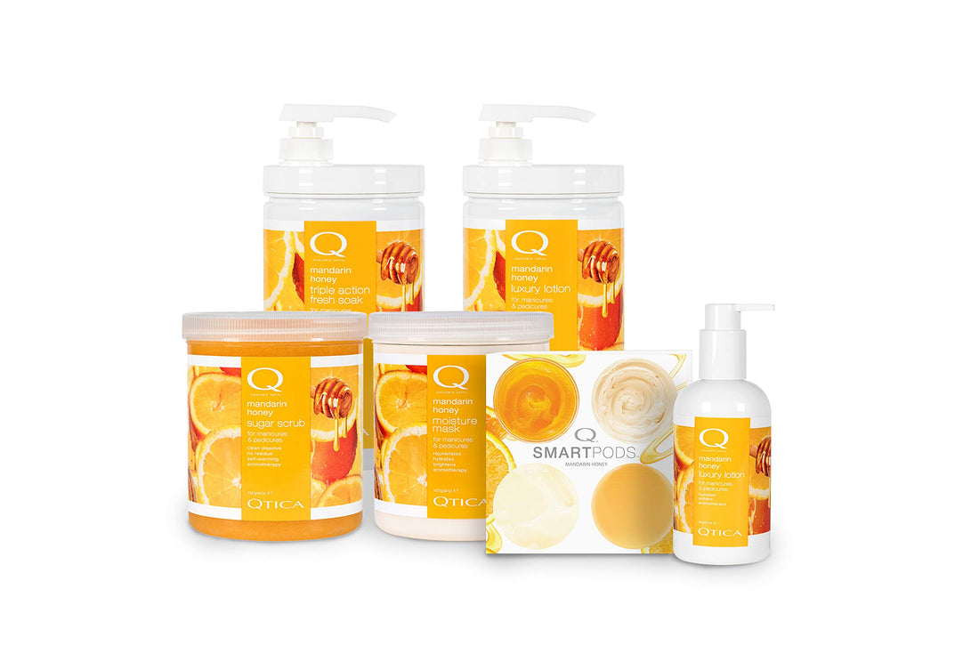 QTICA Smart Spa Sugar Scrub Mandarin Honey 7 oz
