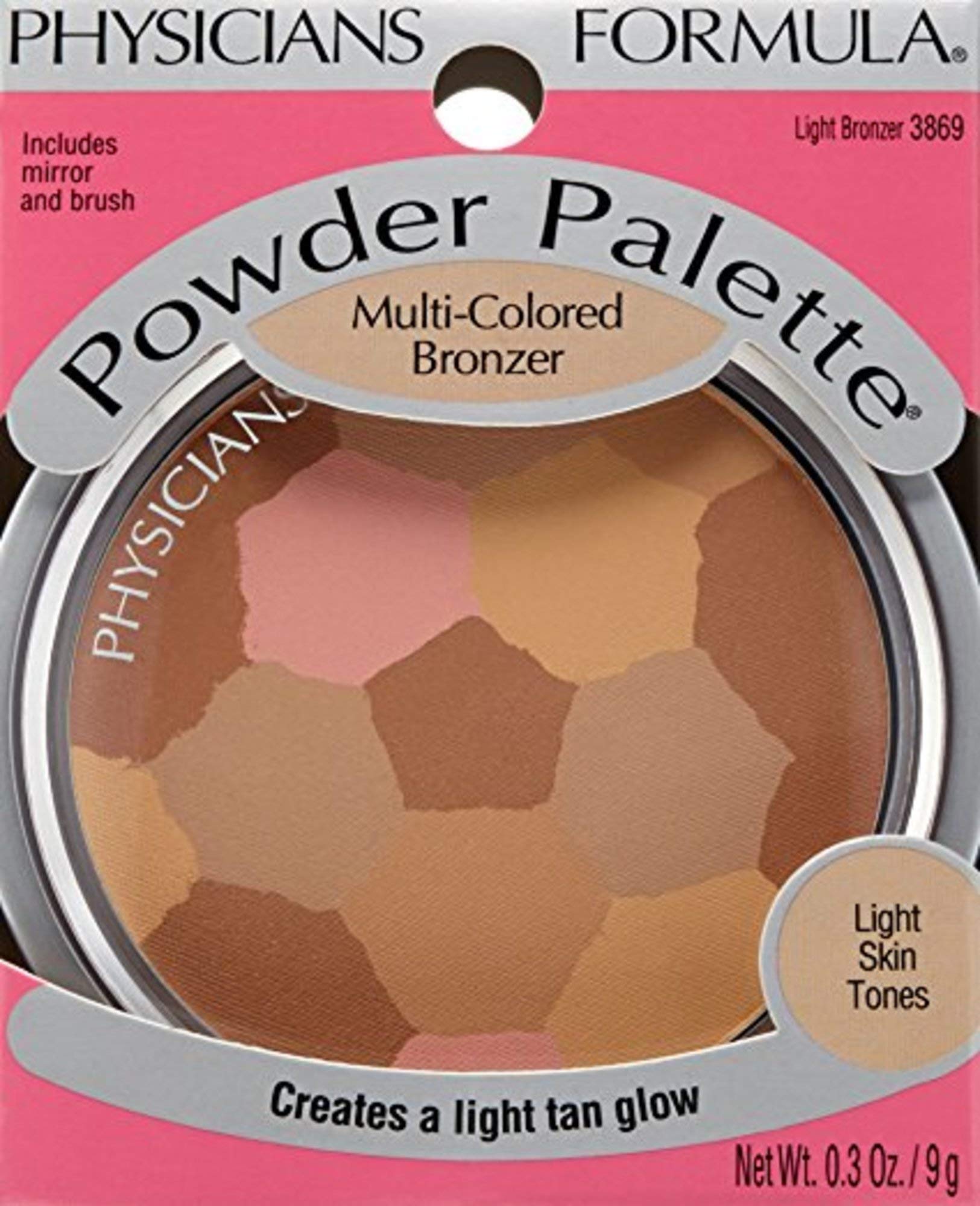 Physicians Formula Powder Palette Multi-Colored Bronzer Light Bronzer, Dermatologist Tested, Clinicially Tested