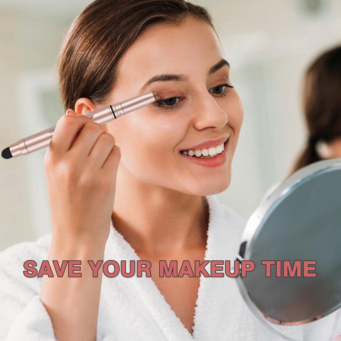 SAUBZEAN Green Eyeshadow Stick Makeup, Highlighter Cream Eye Shadow Pencil, Waterproof Hypoallergenic Long Lasting Matte Crayon, Glitter Primer Palette Shimmer Eyeliner Pen