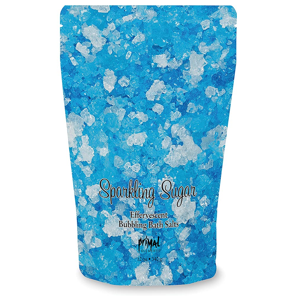 Primal Elements Bubbling Bath Salts, Sparkling Sugar, 12 Ounce