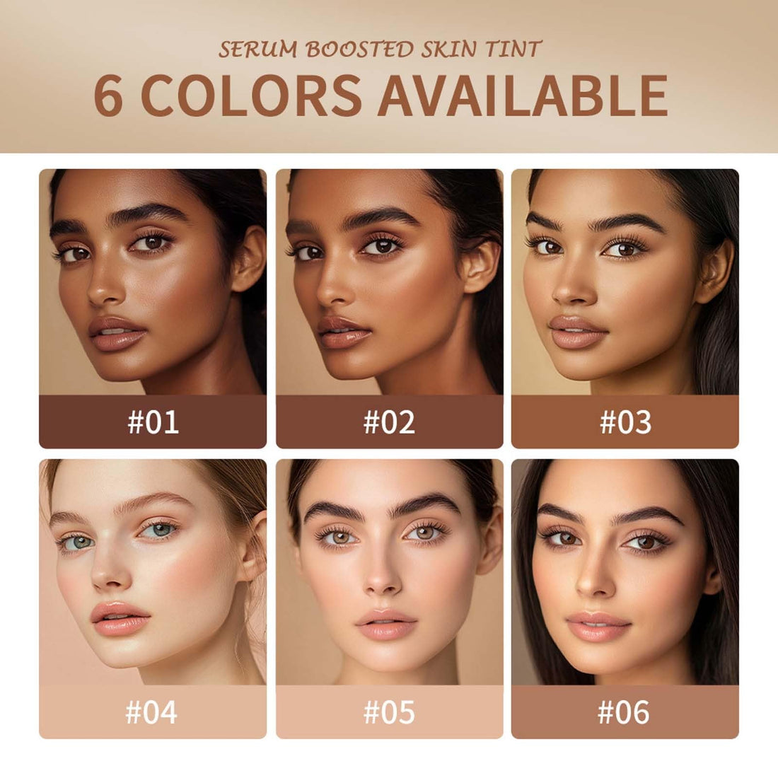 Foundation Stick Beauty Balm Serum Boosted Skin Tint, Solid Tinted Moisturizing Serum Contour Stick Foundation Face Stick for Women, Natural Finish Makeup