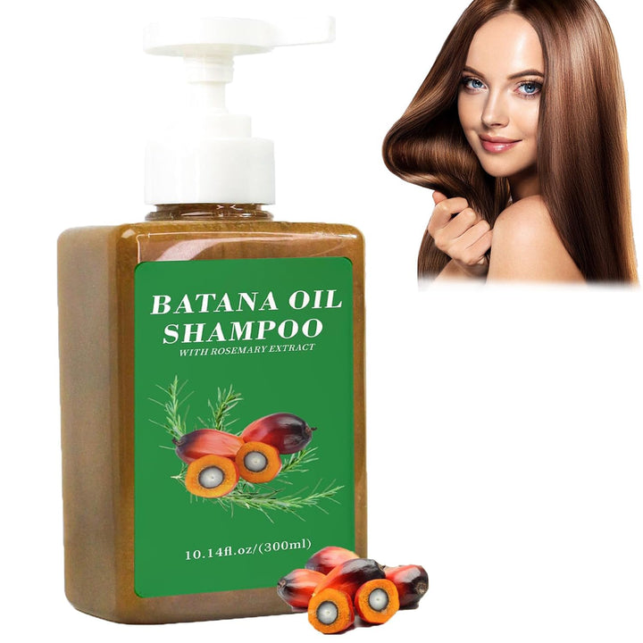 Batana Oil Shampoo for Hair Growth, Routine Shampoo Rosemary Oil for Thinning Hair for Women & Men, 9-in-1 Natural Hair Loss Shampoo with Biotin, hickening Hair Nourishing & Regenerating