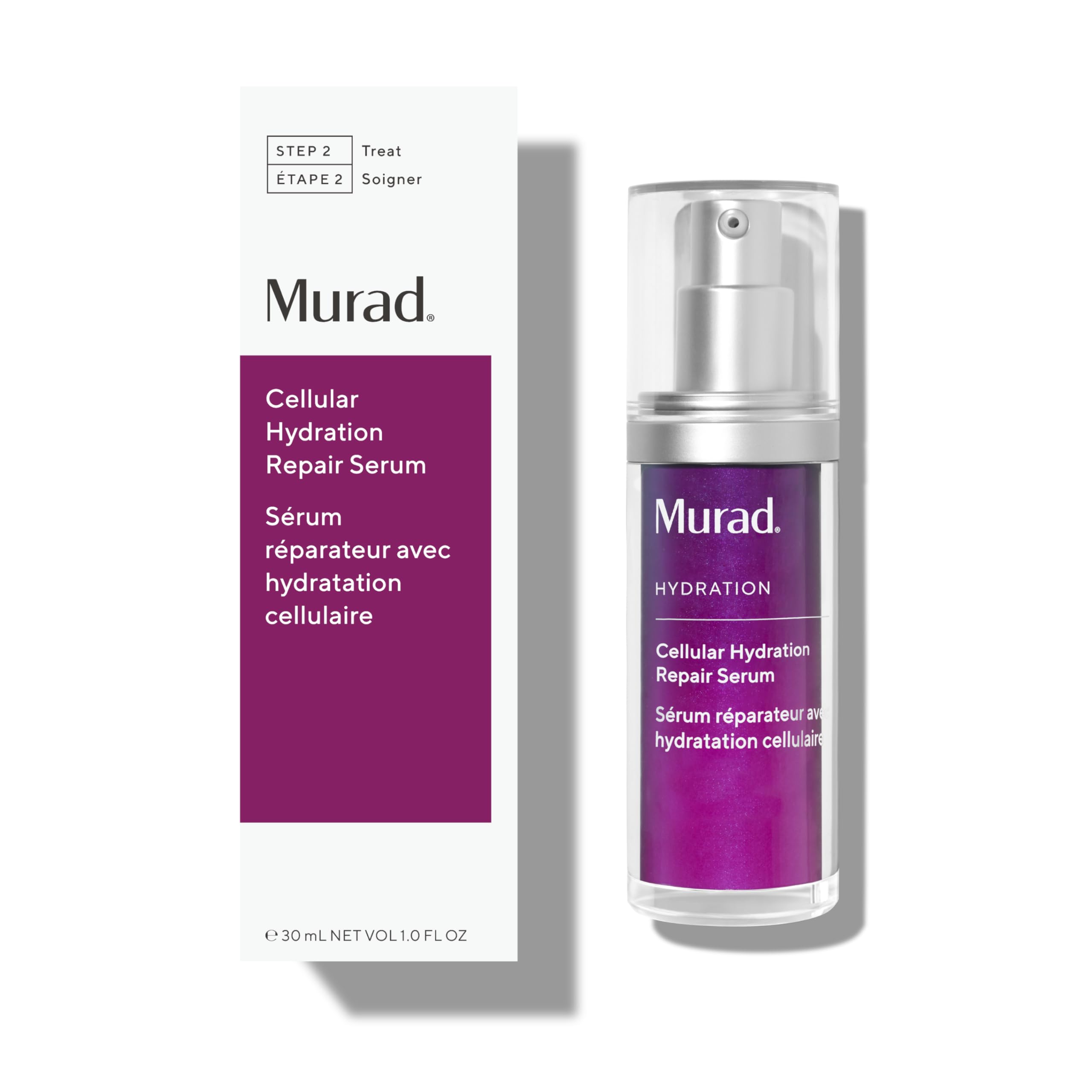 Murad Cellular Hydration Barrier Repair Serum - Hydrating Face Serum Repairs Lipid-Depleted Skin Barrier- Hexapeptide-9, Bilberry, and Hyaluronic Acid Delivers Stronger Healthier Skin - 1 Fl Oz