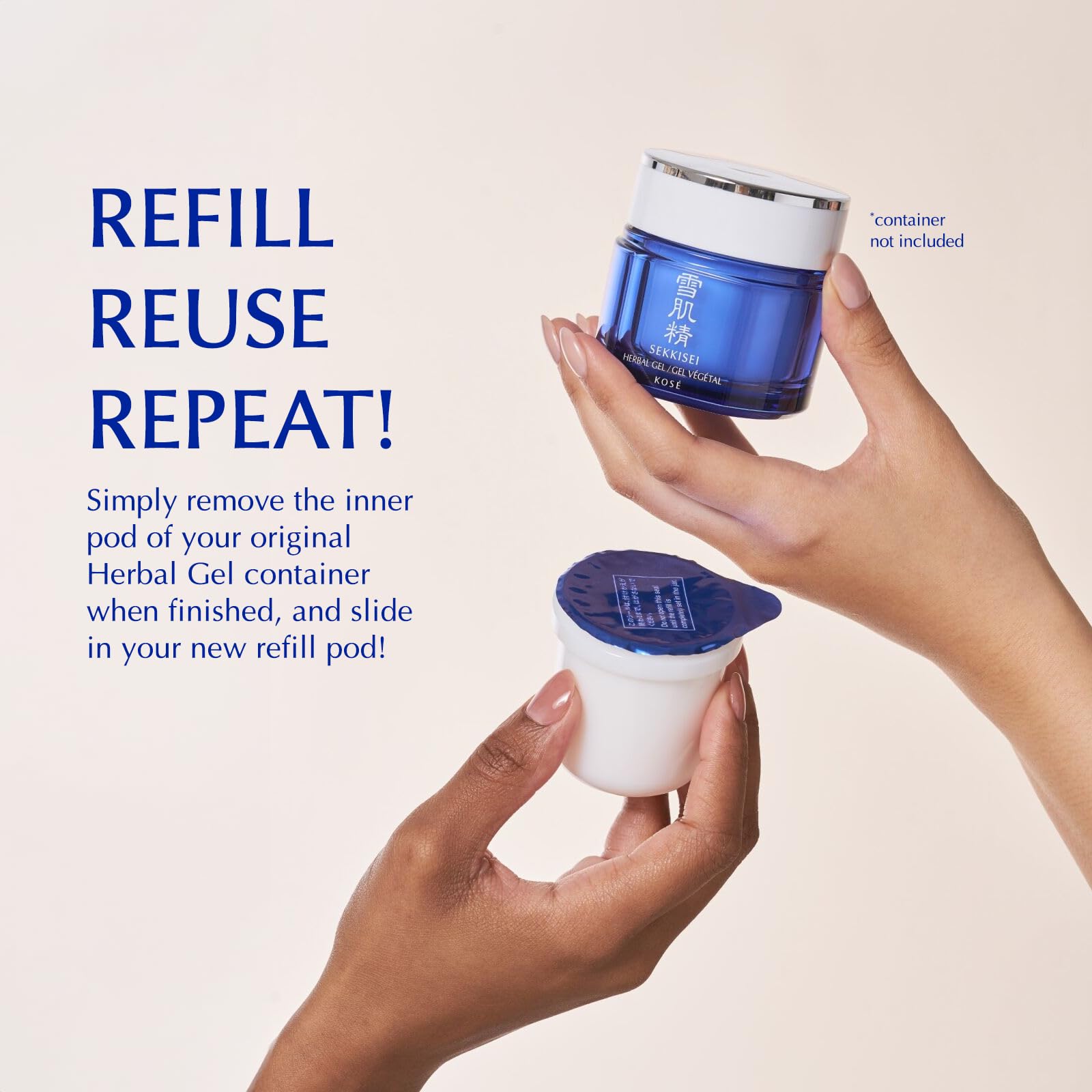 Kose Rainbow Herbal Gel (Refill)80 g