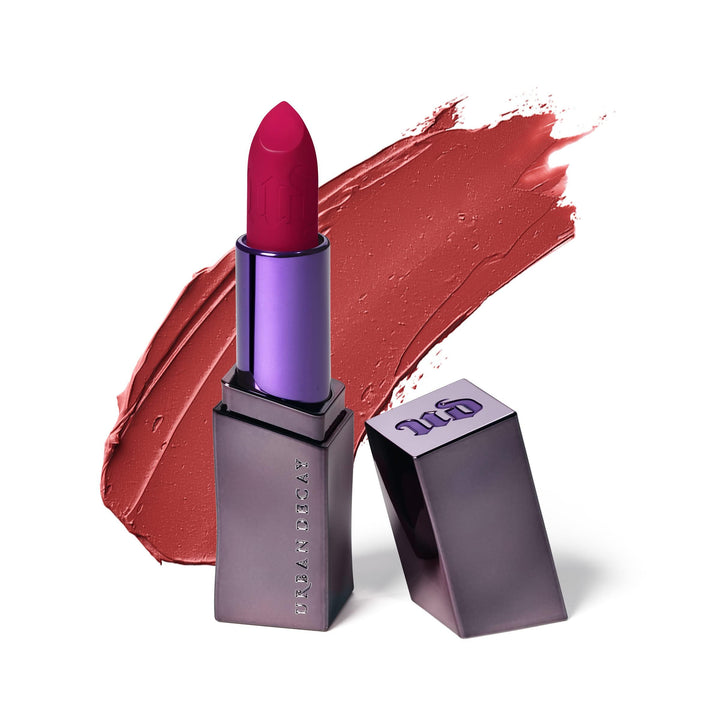 URBAN DECAY Vice Hydrating Lipstick (Manic - Soft Wine Mauve - Cream Finish), Creamy Formula, Moisturizing Lip Color with Aloe Vera & Avocado Oil, Vegan, Cruelty-free - 0.11 oz