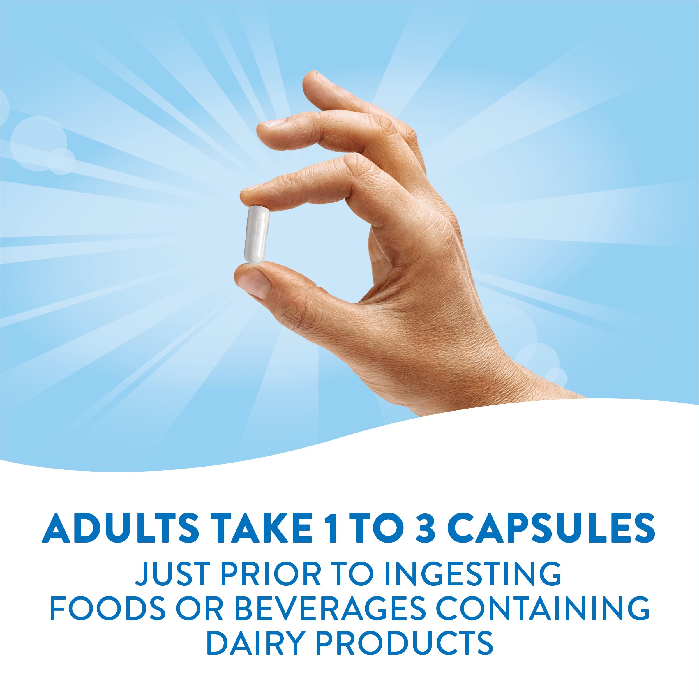 Nature's Way Lactase Enzyme, Digestive Enzymes*, Supports The Digestion of Dairy*, 690 mg lactase per 3-Capsule Serving, 100 Capsules (Packaging May Vary)