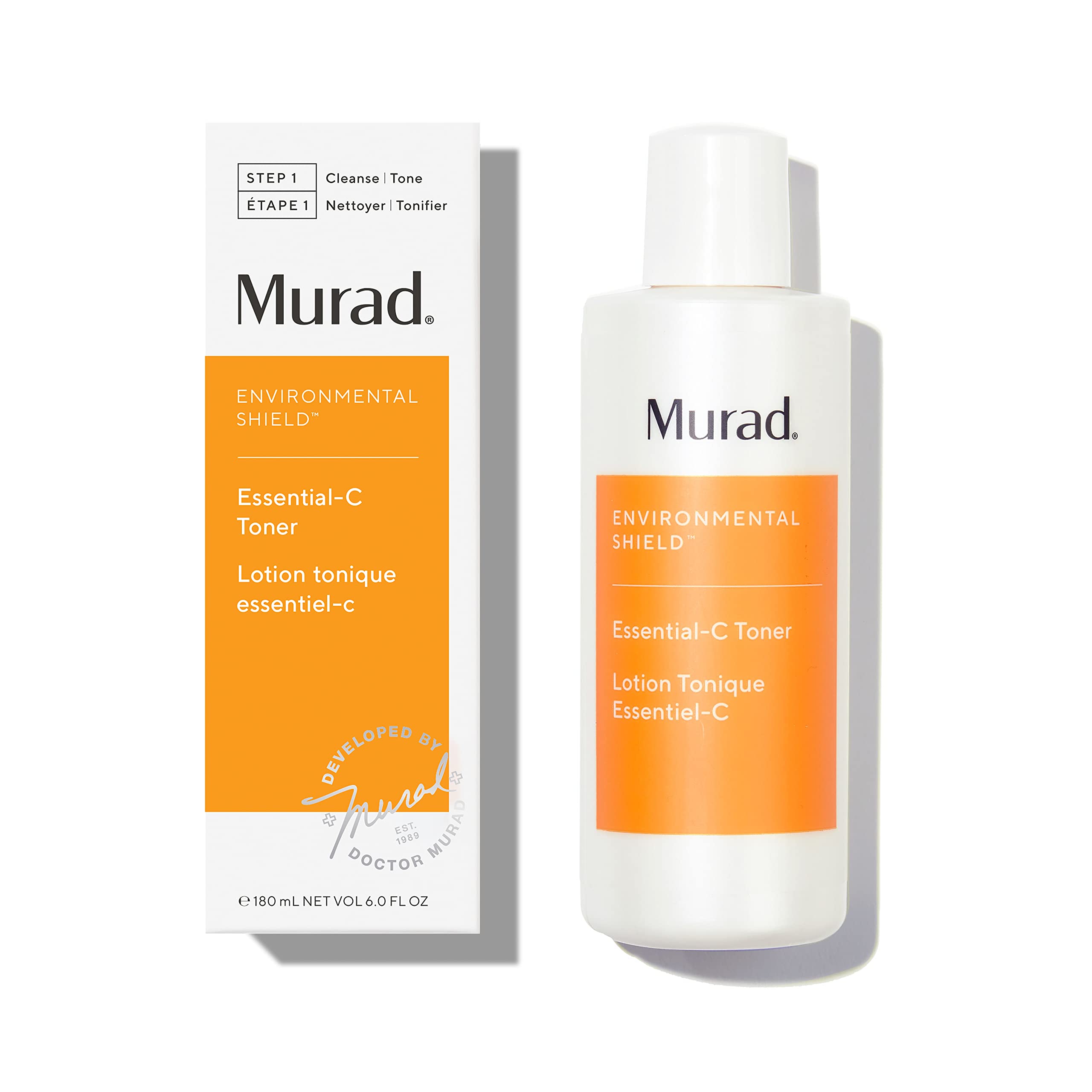 Murad Environmental Shield Essential-C Toner, 1: Clean/Tone, Packaging May Vary, 6 fl oz (180 ml)