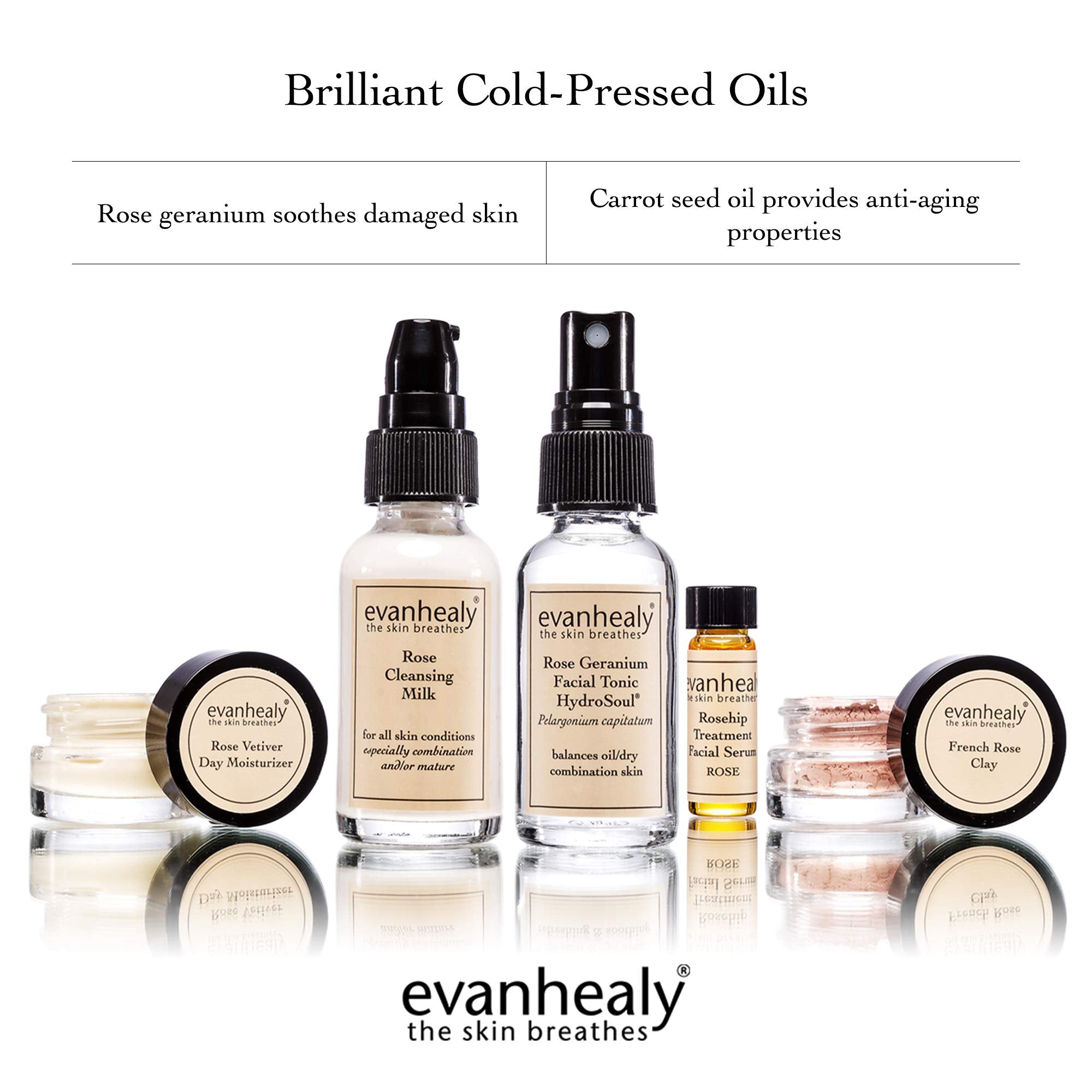 Evan Healy Rose Face Care Kit