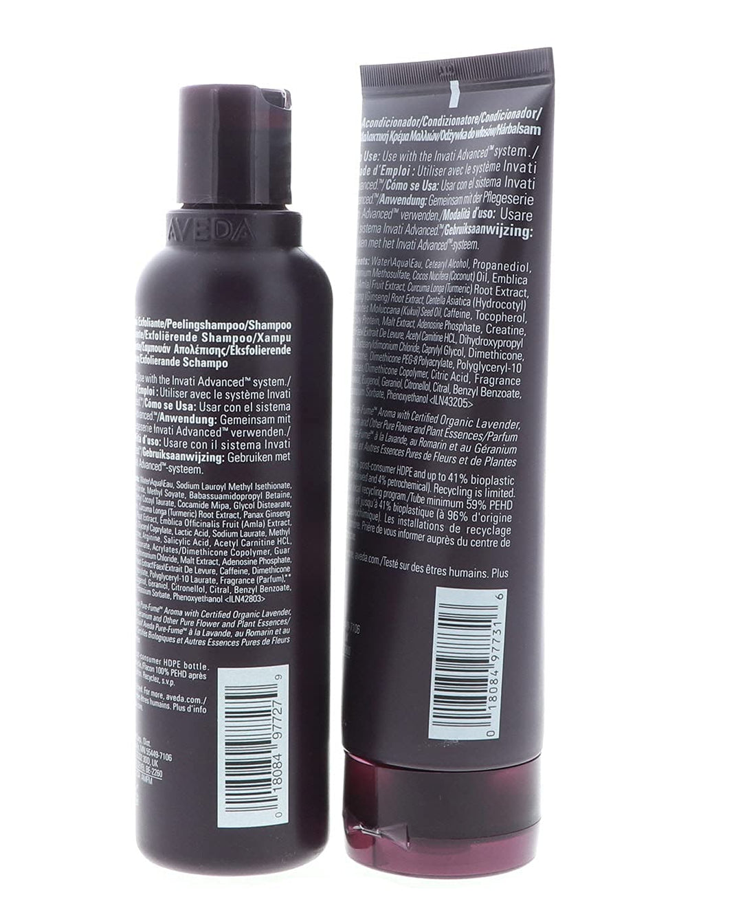 Aveda Invati Advanced Shampoo Light 6.7 Ounce Conditioner 6.7