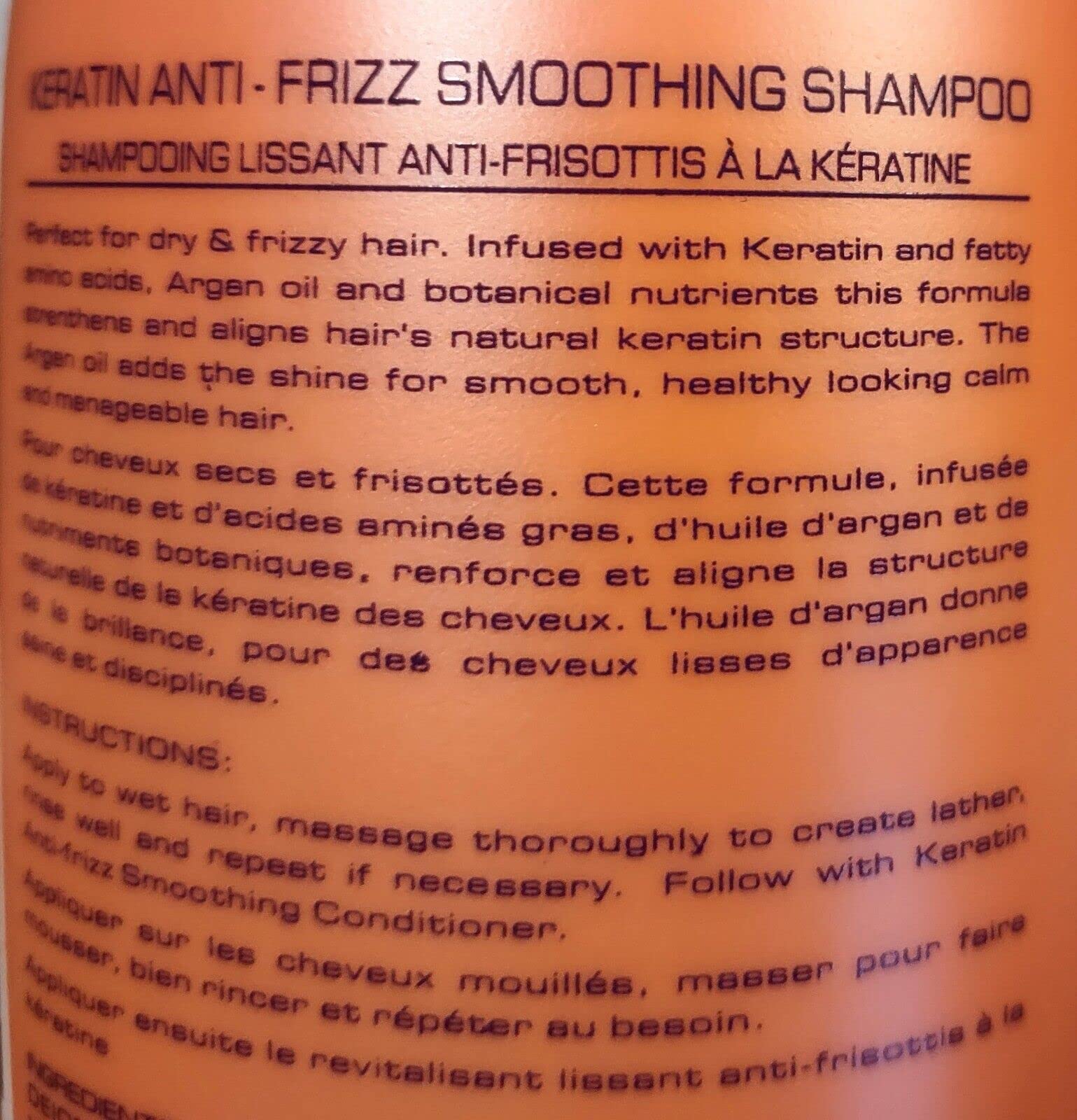 Bio PureOils Keratin Anti-Frizz Smoothing Shampoo