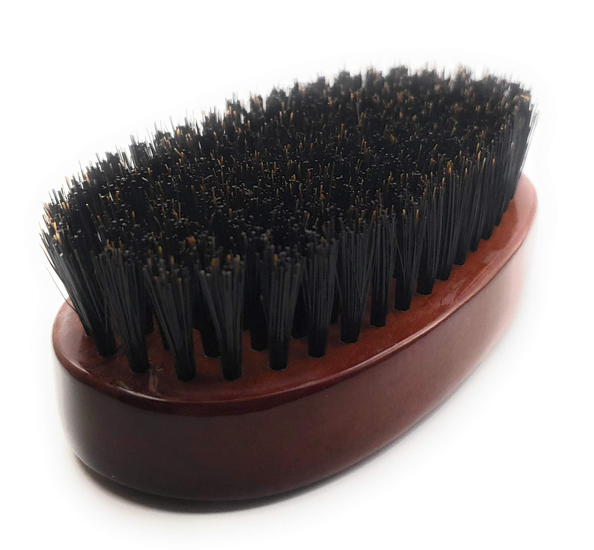 Verano Pro Boar Bristle 9-Row Reinforced Oval Palm Wave Brush #9451