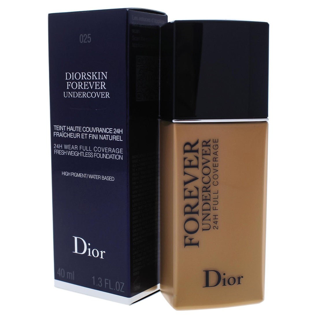 Diorskin Forever Undercover Foundation - 025 Soft Beige by Christian Dior for Women - 1.3 oz Foundat