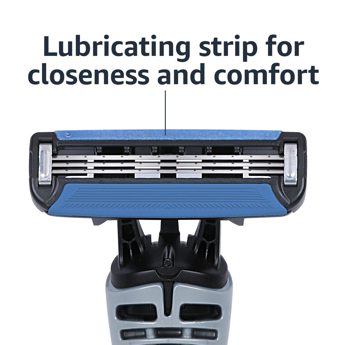 Amazon Basics 3-Blade Disposable Razors for Men, 6 Count, 2 Packs of 3 (Previously Solimo)