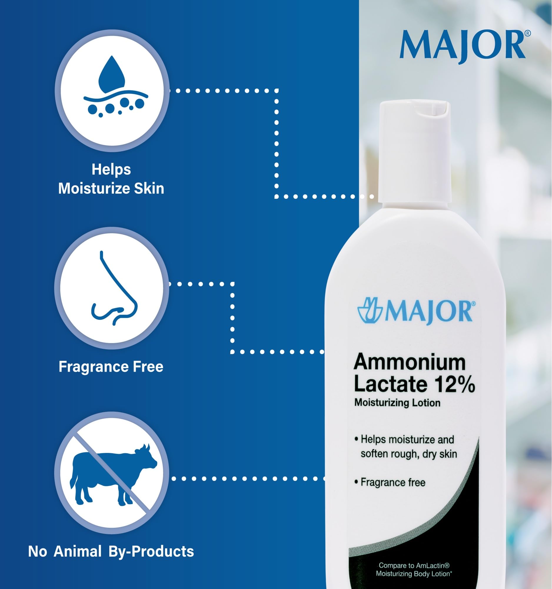 Major Ammonium Lactate 12%, 8oz