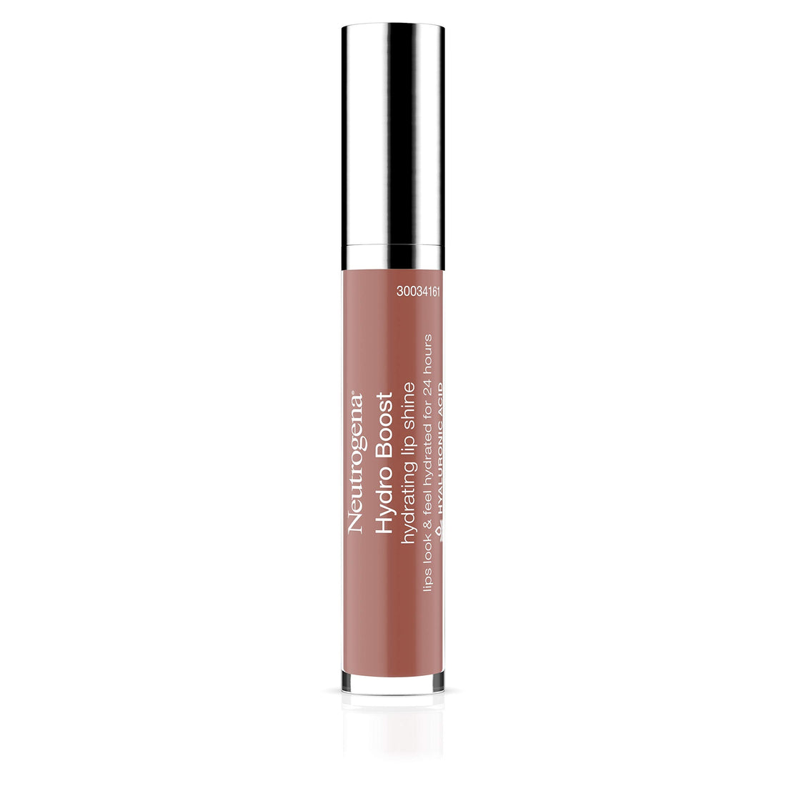 Neutrogena Hydro Boost Hydrating Glossy Lip Shine, 27 Almond Nude, 0.1 Ounce