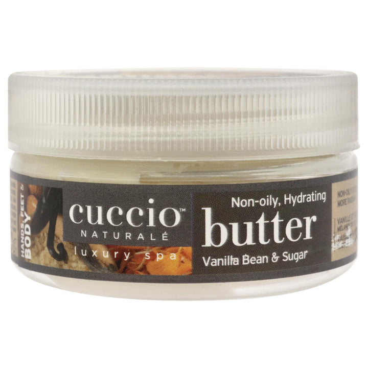 Cuccio Naturale Butter Blend, Ultra-Moisturizing, Renewing, Smoothing Scented Body Cream, Deep Hydration, Dry Skin Repair, Natural Ingredients - Vanilla Bean & Sugar