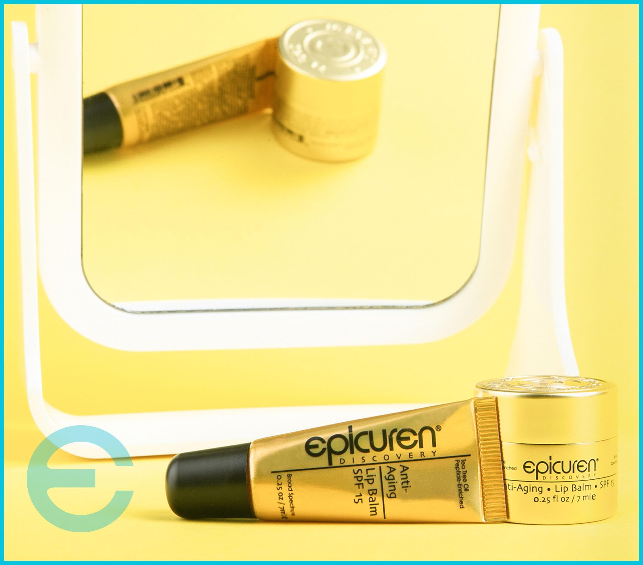 Epicuren Discovery Anti-Aging Lip Balm SPF 15, Tea Tree, 0.25 oz.