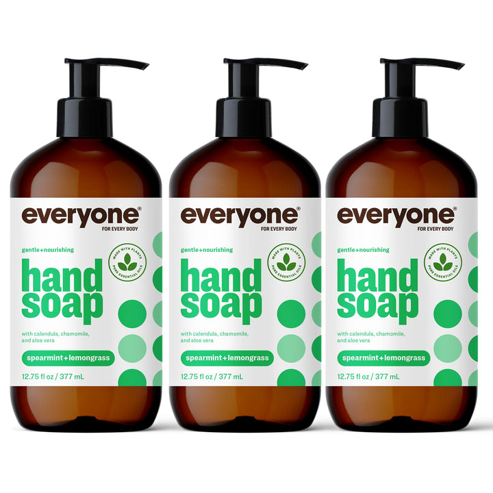 Everyone Hand Soap, Spearmint and Lemongrass, 12.75 Ounce, 3 Count