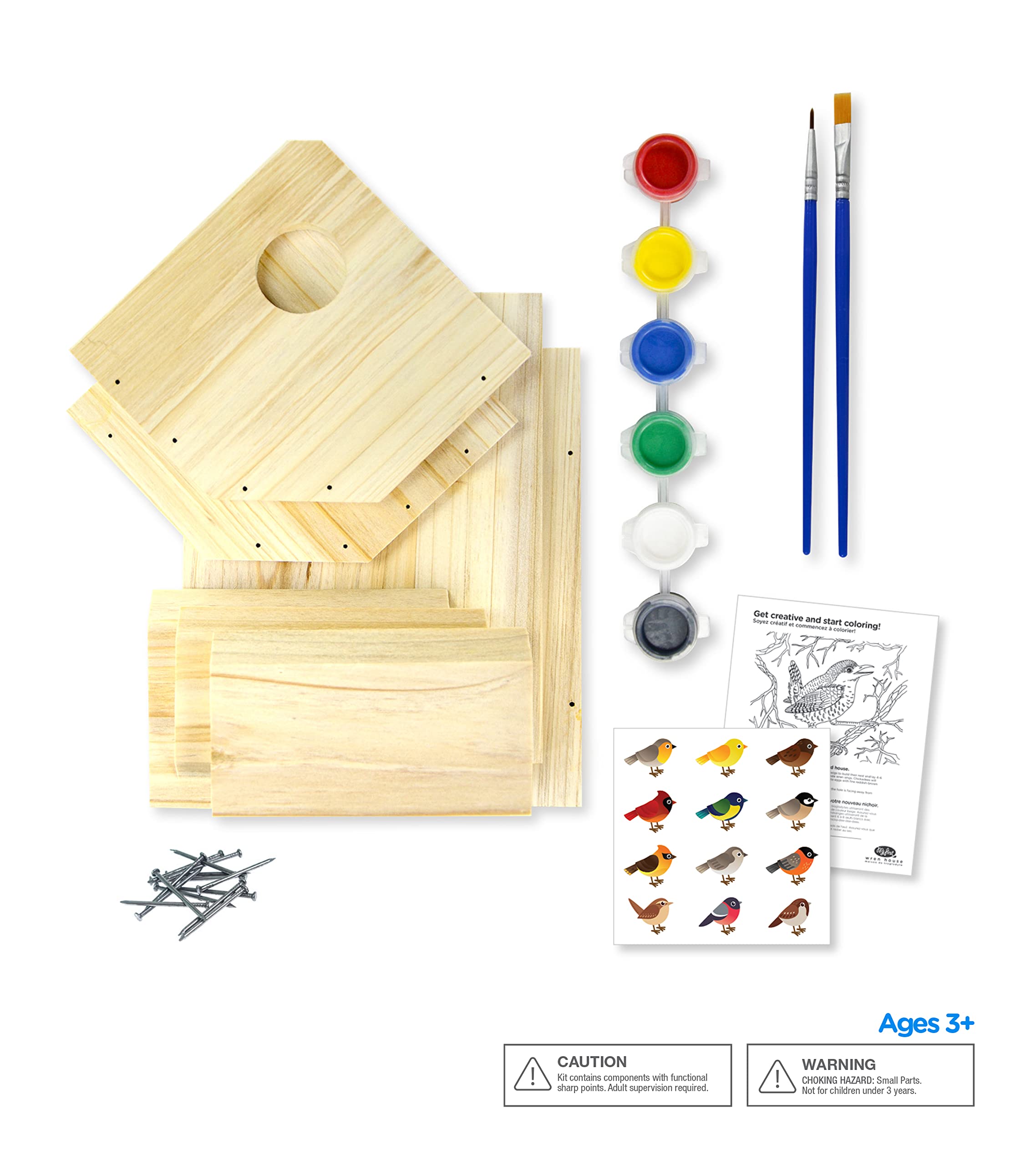 Nature's Way DIY Garden-Wren-House, Wood