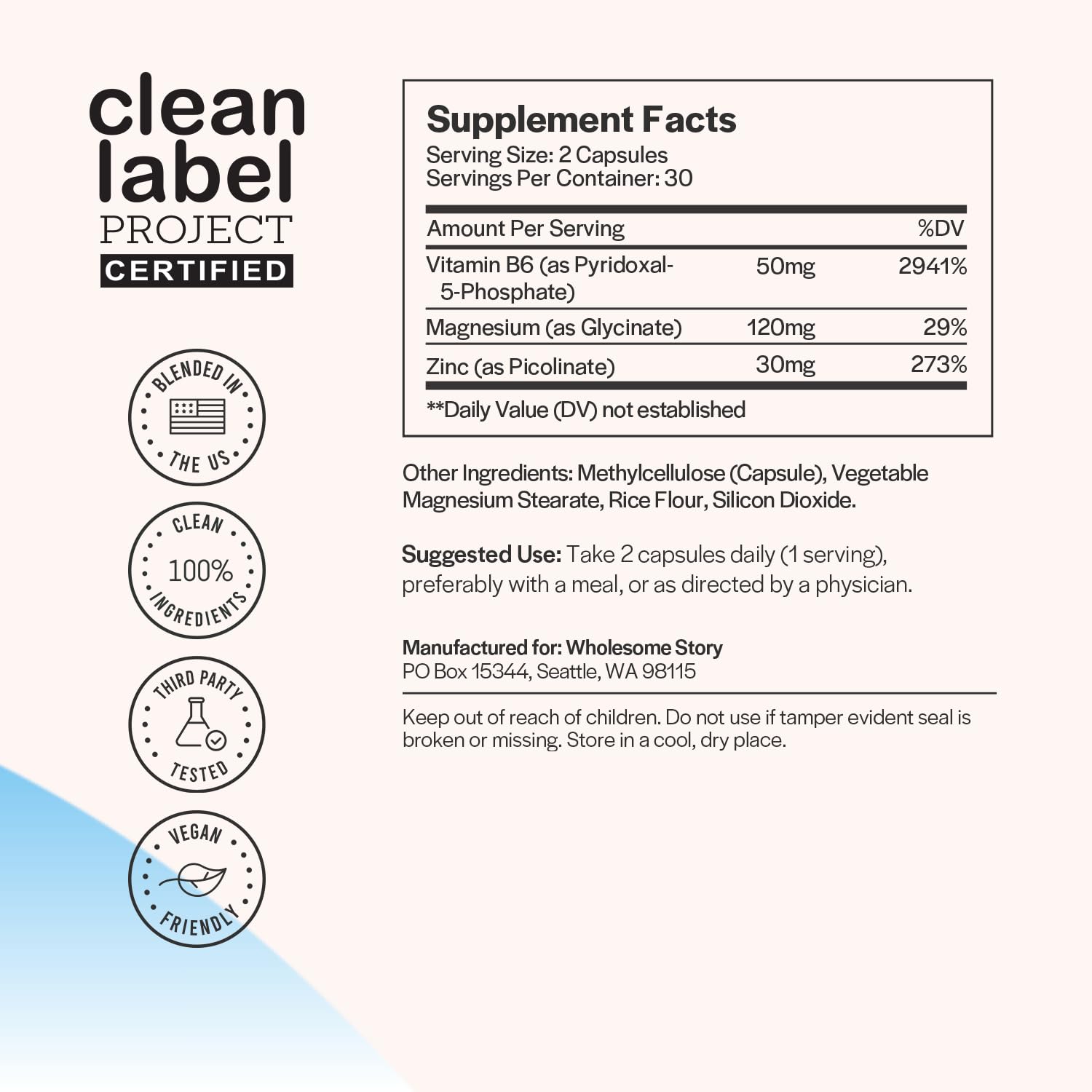 3-in-1 Zinc Picolinate Magnesium Glycinate Supplements with Vitamin B6 | Magnesium and Zinc Vitamin | Reproductive & Fertility Health, Hormone Balance, Immune System Support | Packaging May Vary