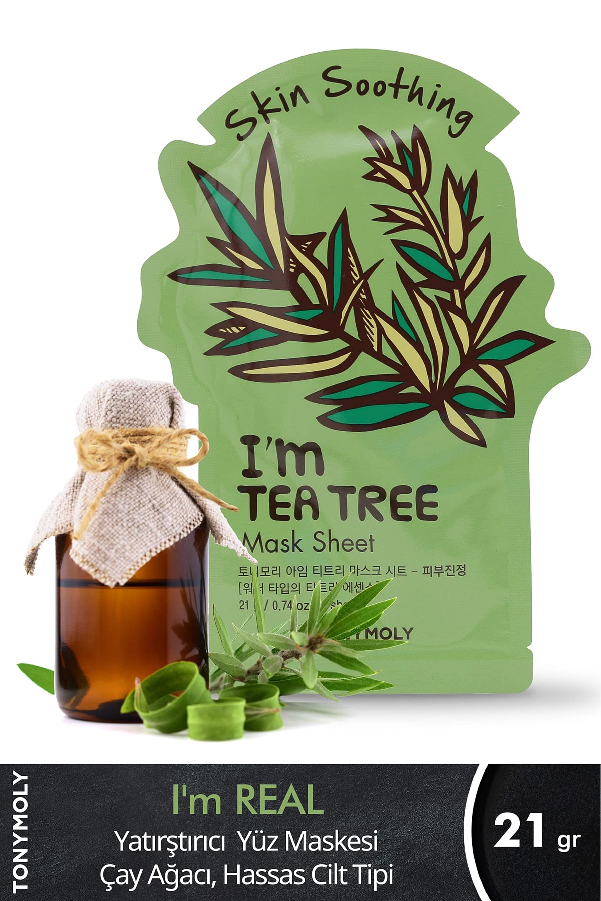 TONYMOLY I'M Tea Tree Mask Sheet- Pack of 10