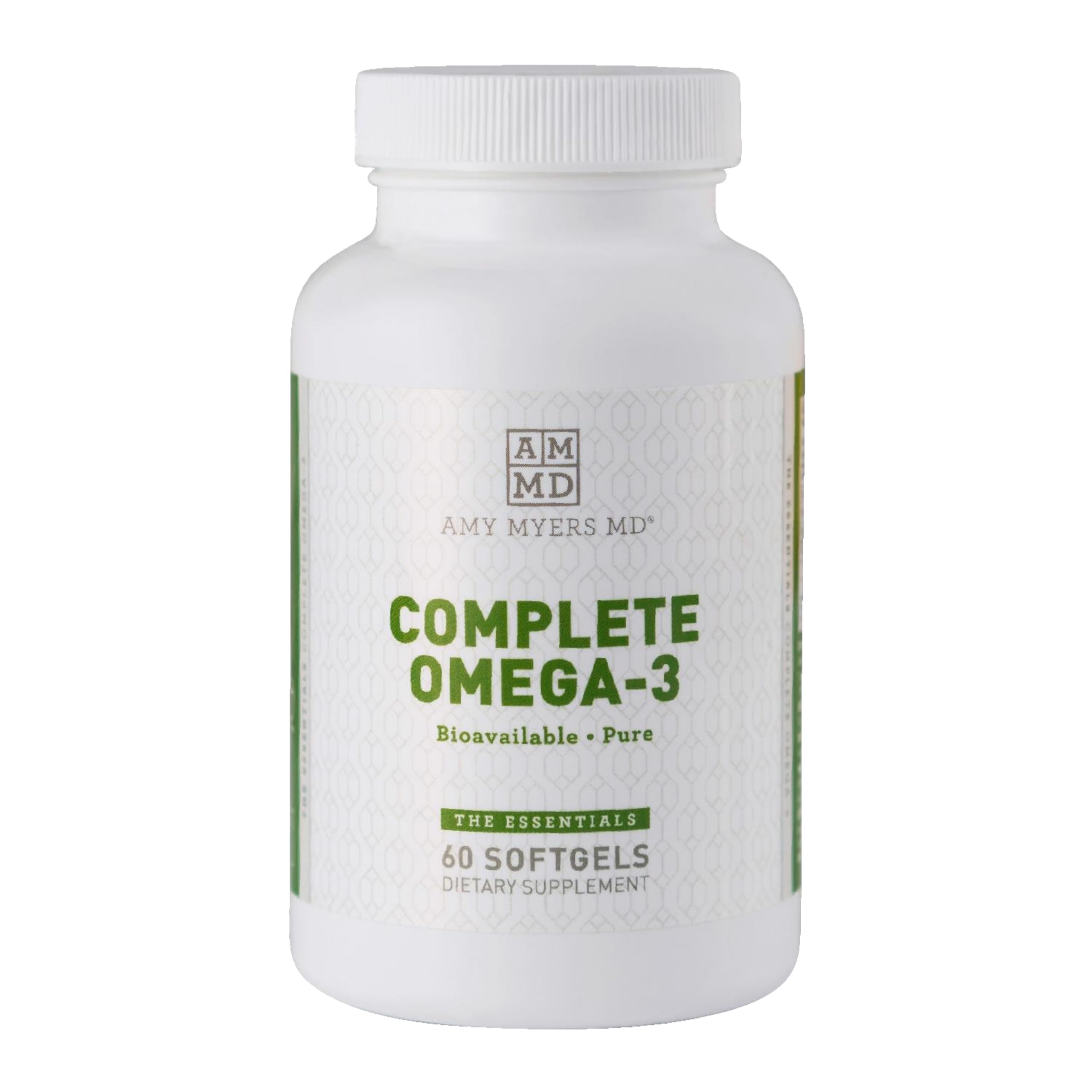 Amy Myers MD Complete Omega-3 Softgel “1000mg of EPA/DHA - 170% More Bioavailable Than Leading Fish Oil Supplements - Supports Healthy Inflammatory Response “ 60 Capsules, 2 Month Supply