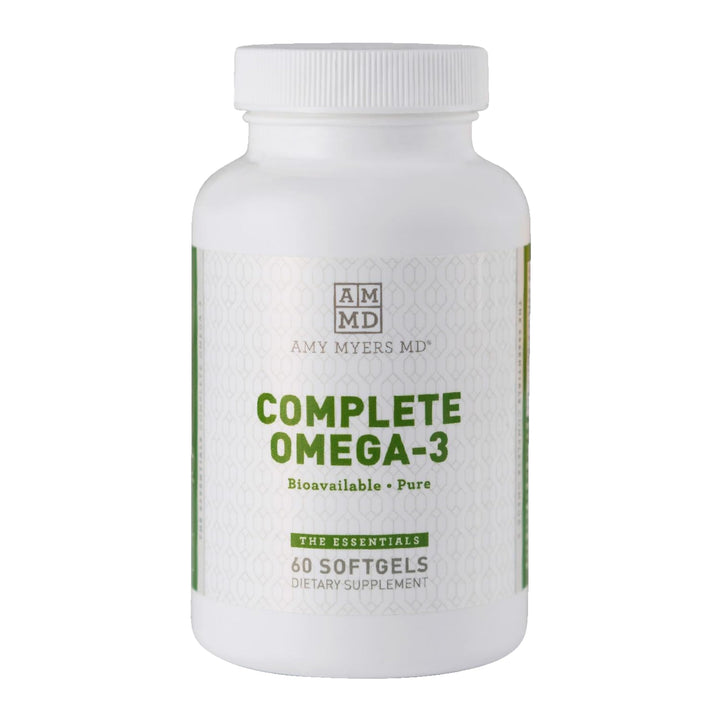 Amy Myers MD Complete Omega-3 Softgel “1000mg of EPA/DHA - 170% More Bioavailable Than Leading Fish Oil Supplements - Supports Healthy Inflammatory Response “ 60 Capsules, 2 Month Supply
