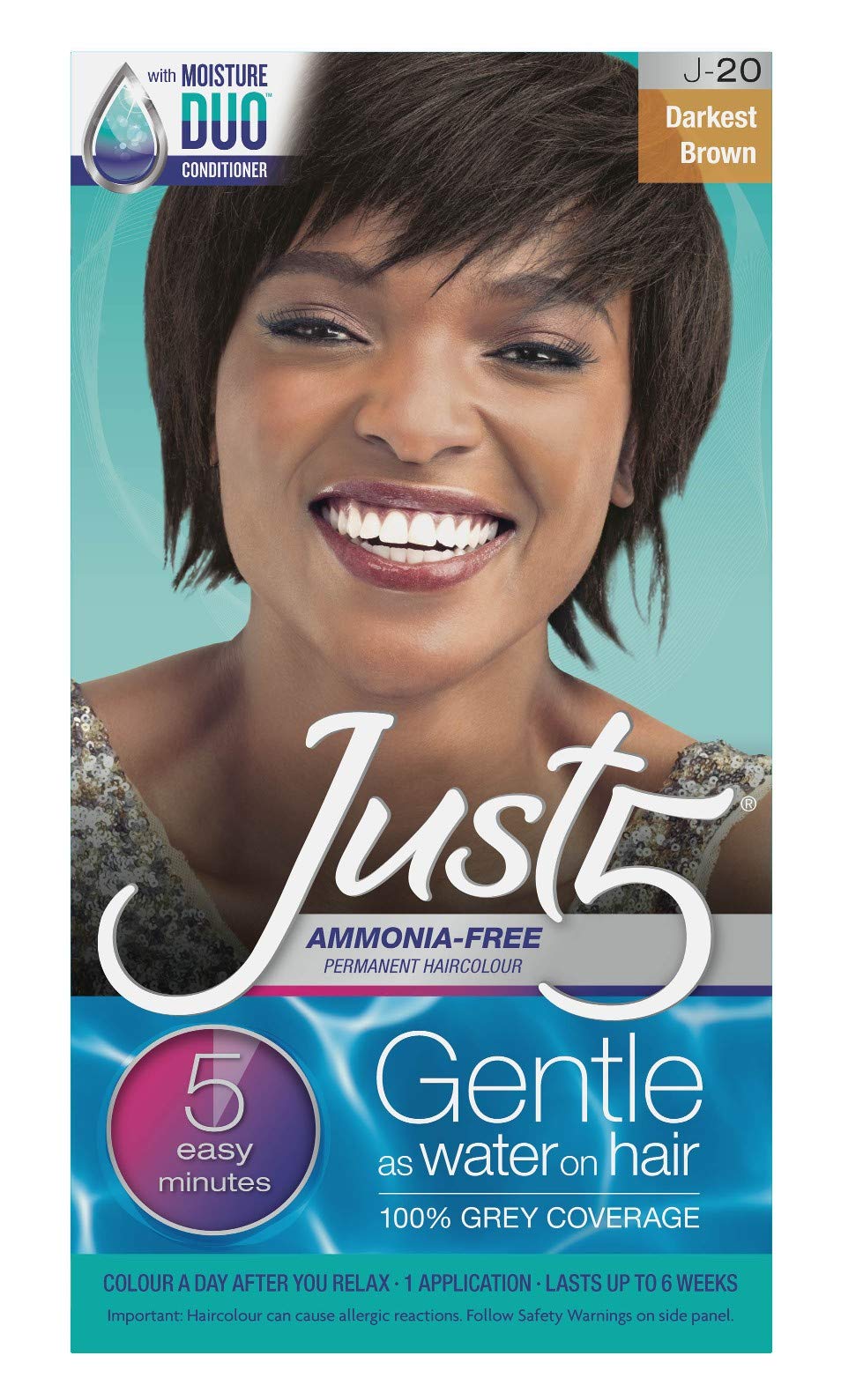 Just 5 Color Natural Darkest Brown (2 Pack) by Just 5