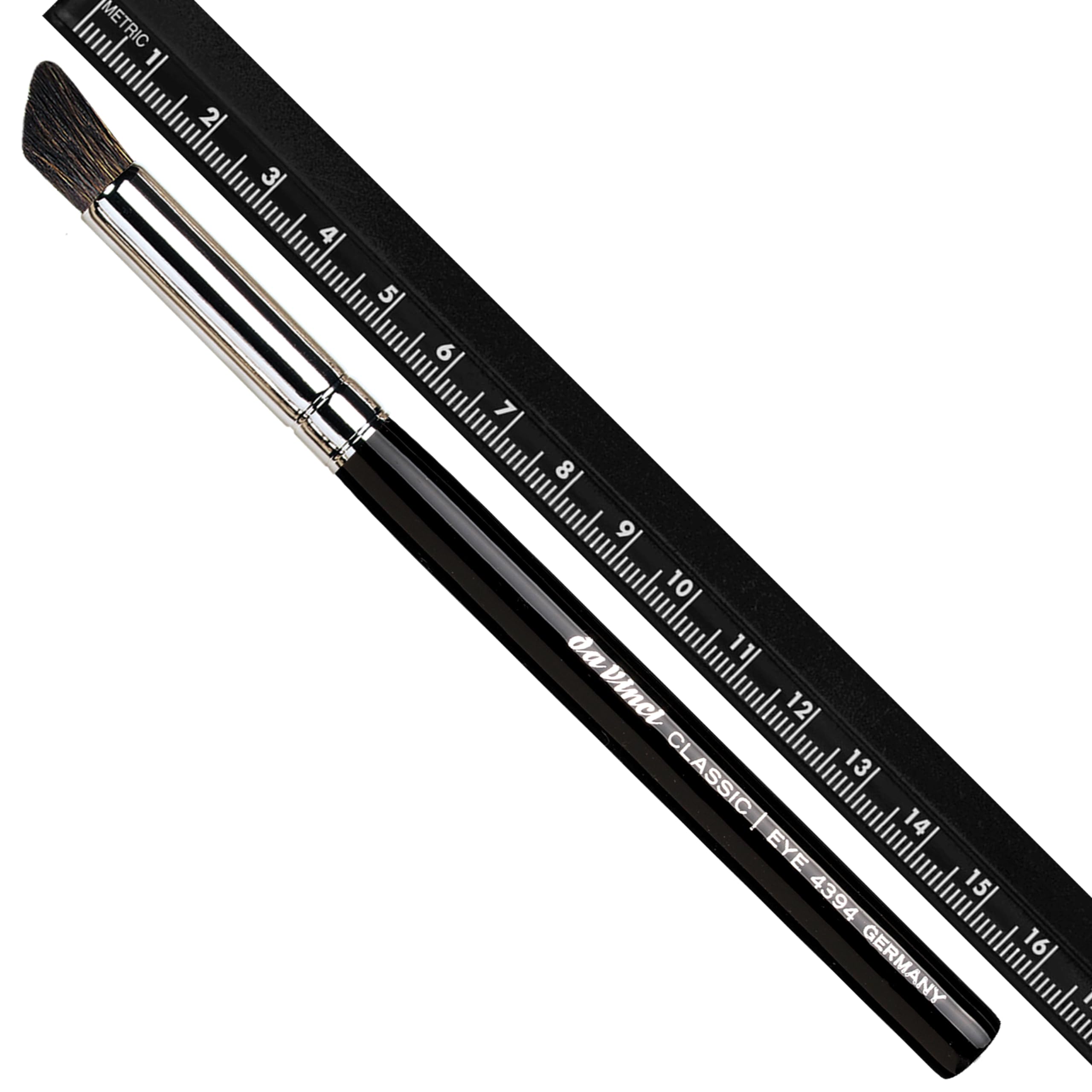 da Vinci Cosmetics Series 4394 Classic Eyeshadow Blender Brush, Angled Oval Natural Hair, 14.9 Gram