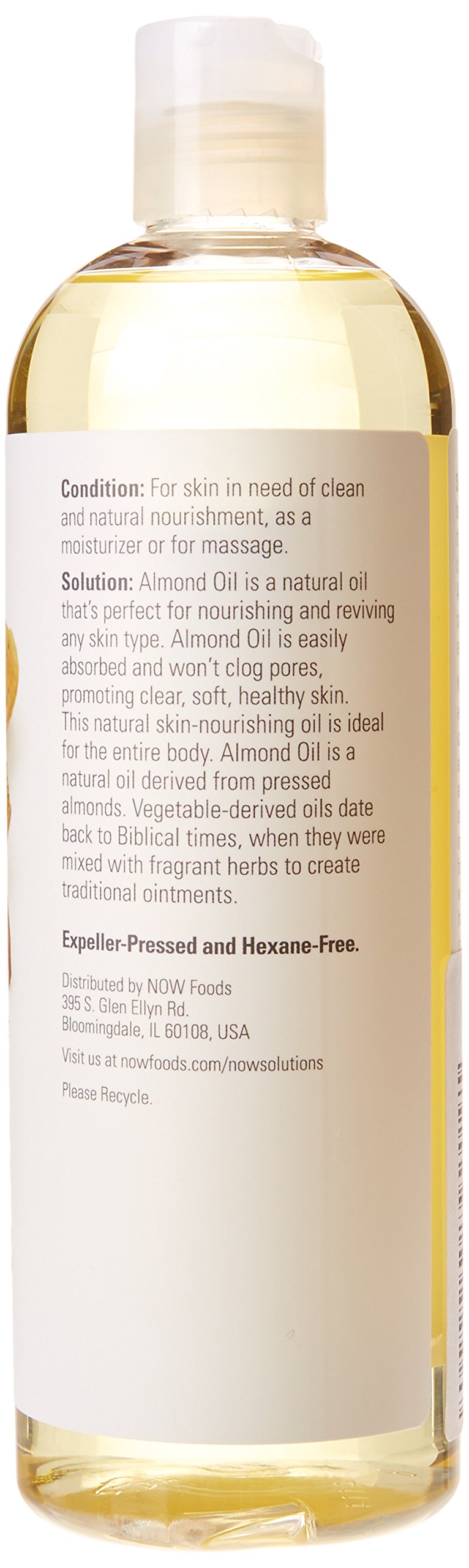 Now Foods Almond Oil 16oz (3-pack) Total 48oz