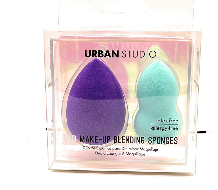 Cala Duo make-up mint & purple blending sponges