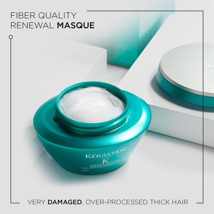Kerastase Resistance Masque Therapiste Fiber Quality Renewal Masque - For Very Damaged, Over-Processed Thick Hair (New Packaging) 200ml/6.8oz