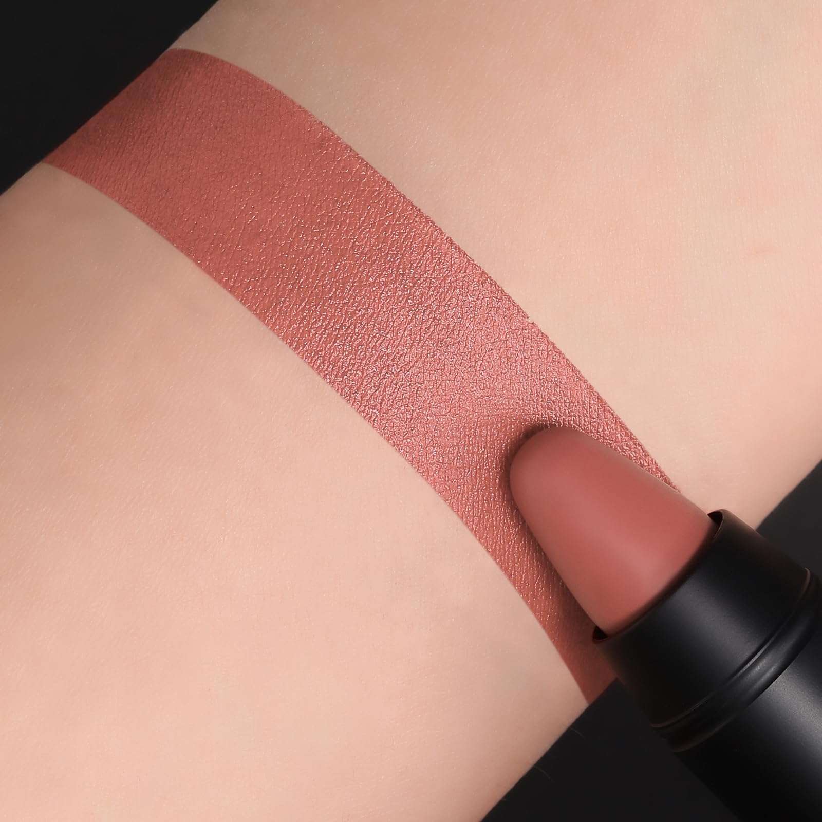 FOCALLURE Ultra Chic Matte Lipstick,Rich Vitamin E Lip Crayon,Lightweight Matte Color without Drying or Fading,Long Lasting Waterproof Lips Makeup,08