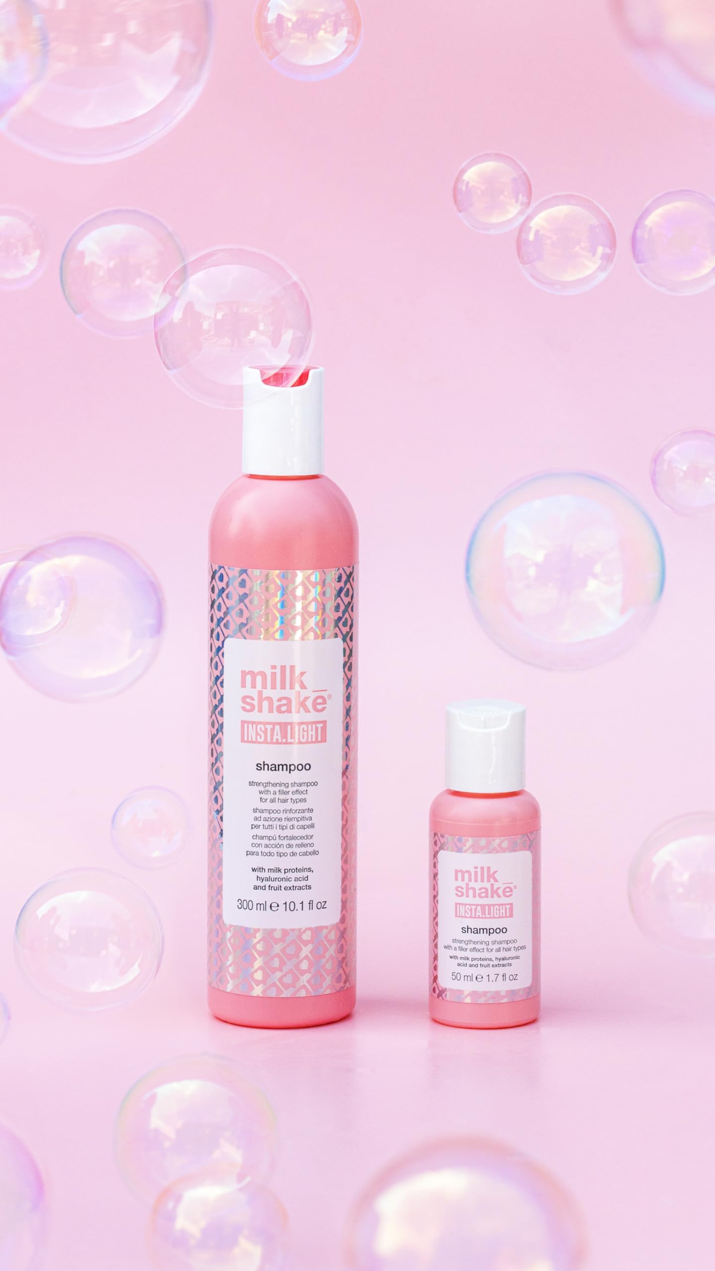 milk_shake Insta.Light Shampoo - Strengthening Shampoo with Filler Effect | Leaves Hair Soft and Shiny | 10.1 fl oz (300 ml)