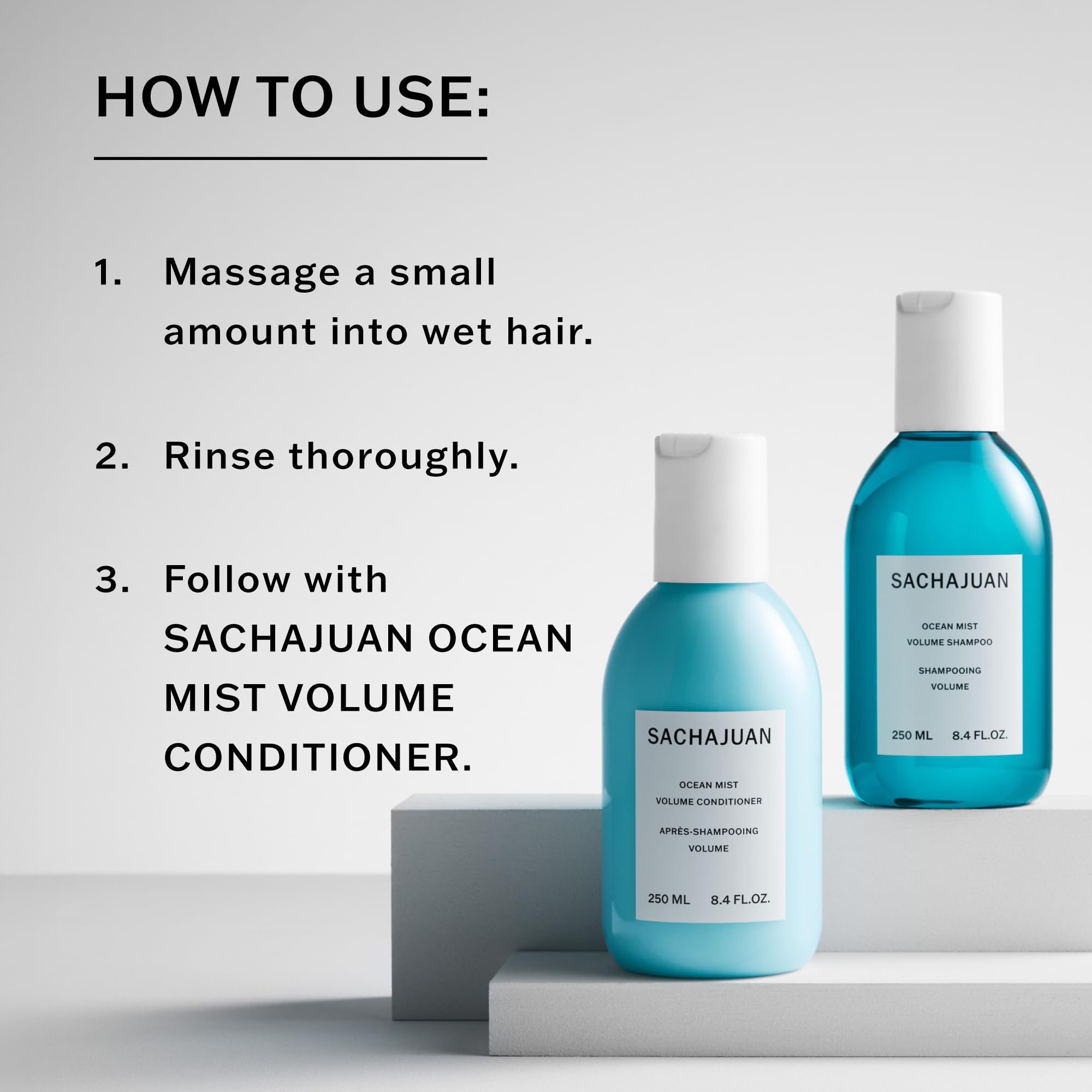 SACHAJUAN Ocean Mist Volume Shampoo, 3.4 Fl Oz