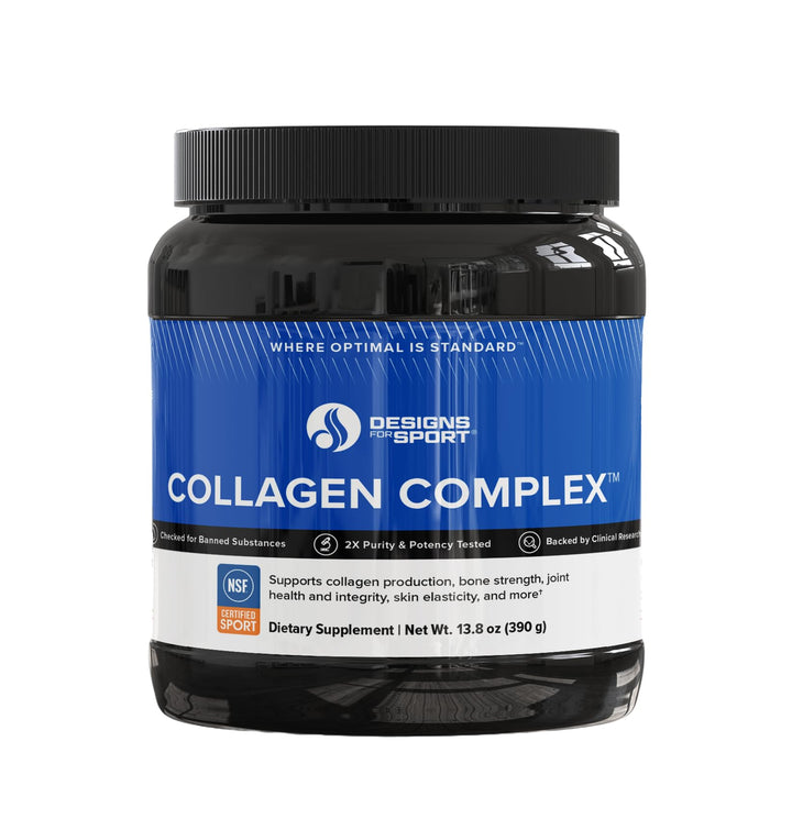 Designs for Sport Collagen Complex - NSF Certified for Sport Collagen Peptides Powder - Collagen for Joints, Bone Strength, Skin Elasticity (13.8 oz)