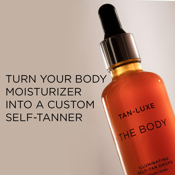TAN-LUXE The Body - Illuminating Self-Tan Drops, 50ml - Cruelty & Toxin Free - Light/Medium