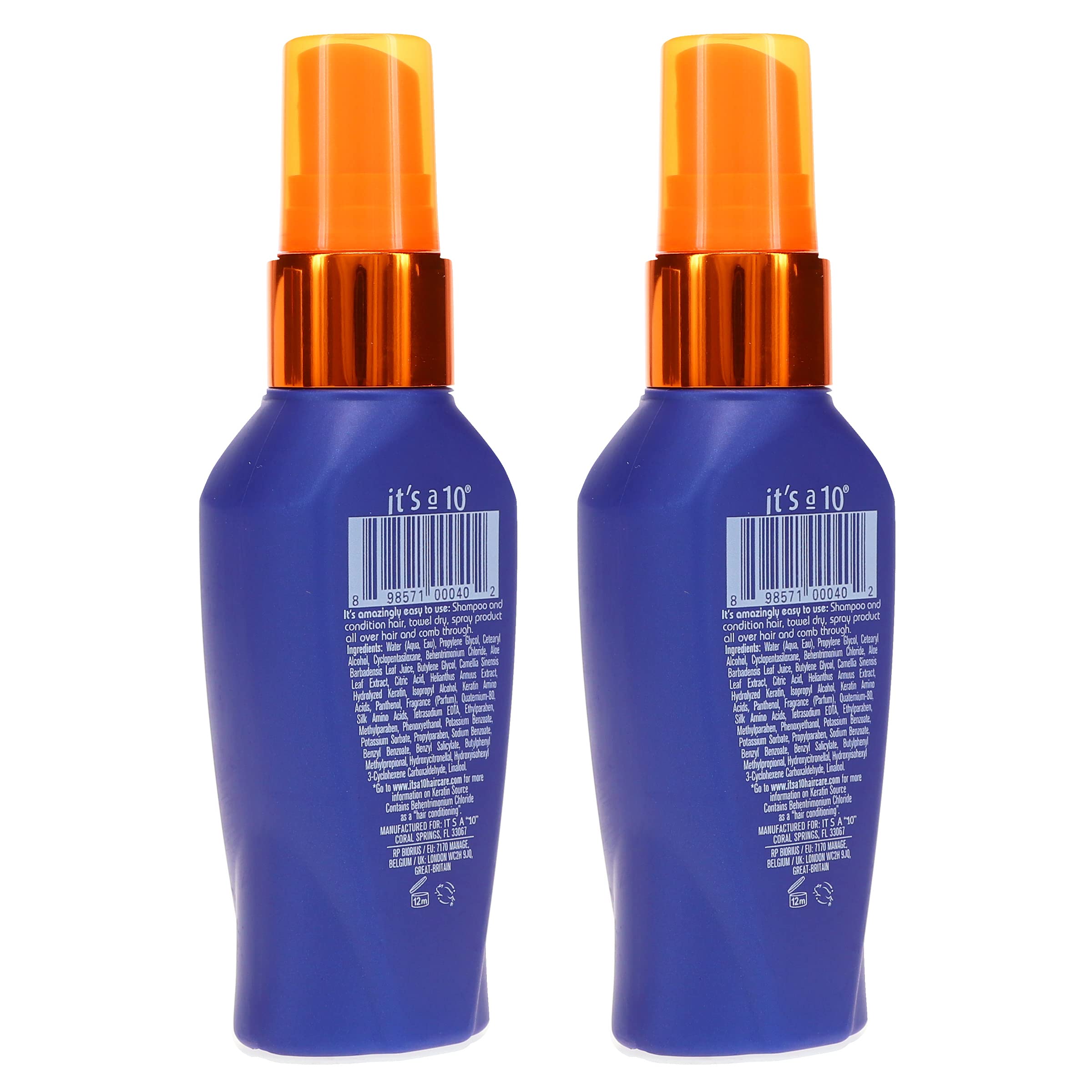 Its A 10 + Keratin Mir Le Size 2z Its A 10 + Miracle Leave-In Plus Keratin 2z