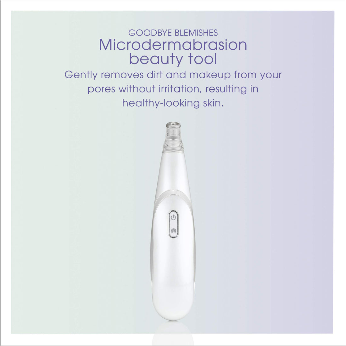 Conair True Glow Microdermabrasion Rechargeable Beauty Tool, Includes 4 Attachments for Exfoliation + Pore Extraction, White