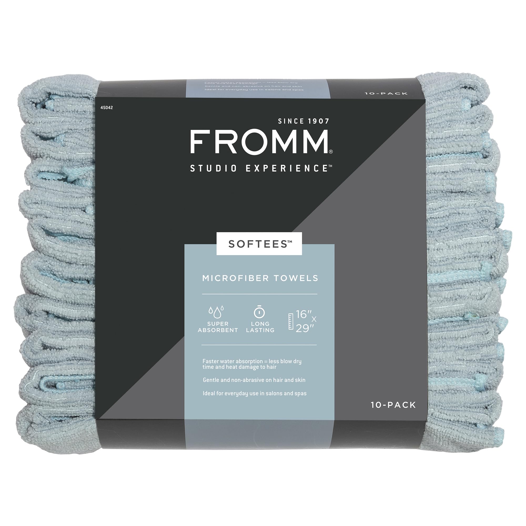 Softees Towels with Duraguard, Aqua, 10pk by Fromm