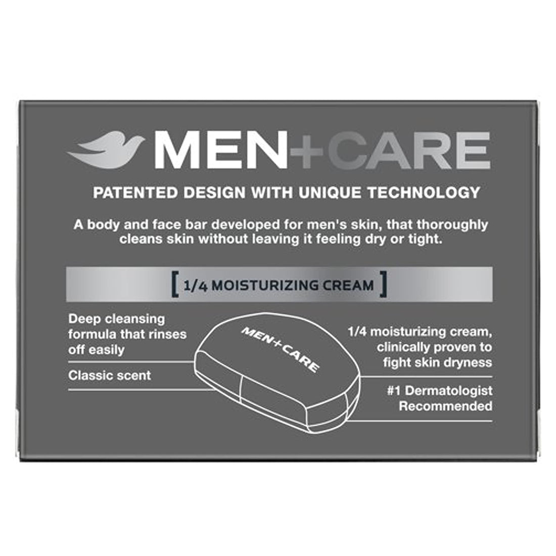 Dove Men+Care Men's Bar Soap More Moisturizing Than Bar Soap Deep Clean Soap Bar that Effectively Washes Away Bacteria, Nourishes Your Skin 3.75 oz 10 Bars