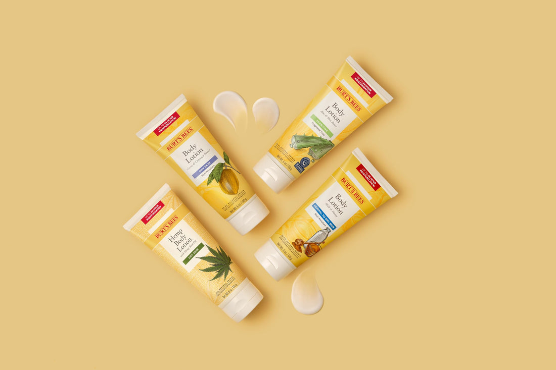 Burt's Bees, Body Lotion with Milk and Honey, Moisturizing Lotion for Normal to Dry Skin, 98.6% Natural Origin Skin Care, 6 oz Bottle (3-Pack)