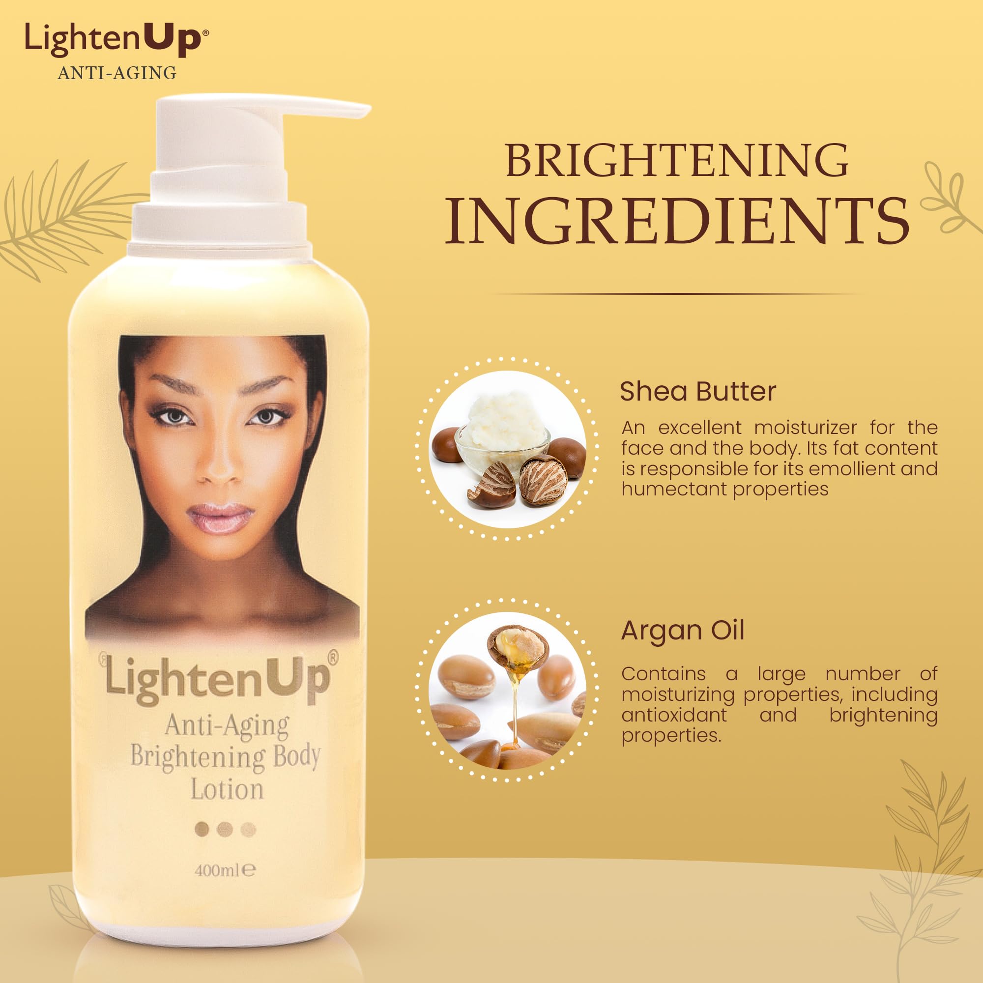 LightenUp GOLD Anti-Aging Lightening Body Lotion