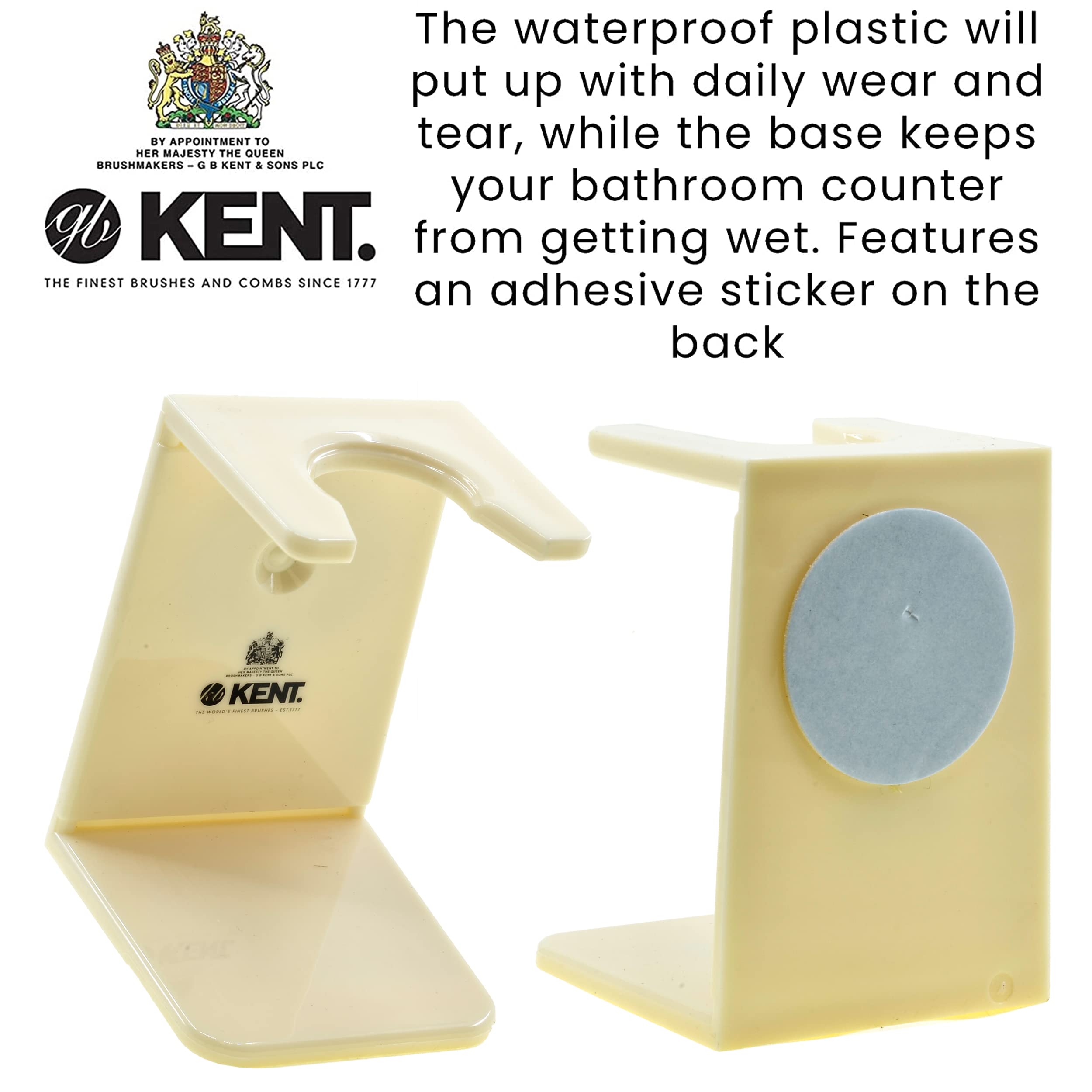 KENT VSB5 Mock Ivory Shaving Brush Stand