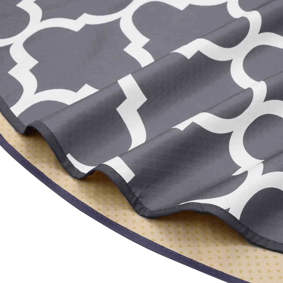 Round Splat Mat for Under High Chair/Arts/Crafts by CLCROBD, 53 Baby Anti-Slip Food Splash and Spill Mat for Eating Mess, Waterproof Floor Protector and Table Cloth (Round Lattice)